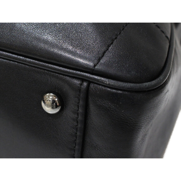 CHANEL Boston Bag Chocobar Black Lambskin - Picture 6 of 8